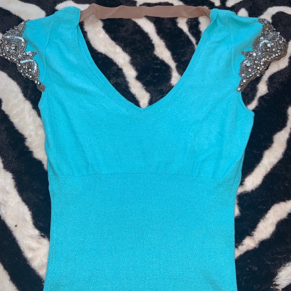 Blue cute shirt